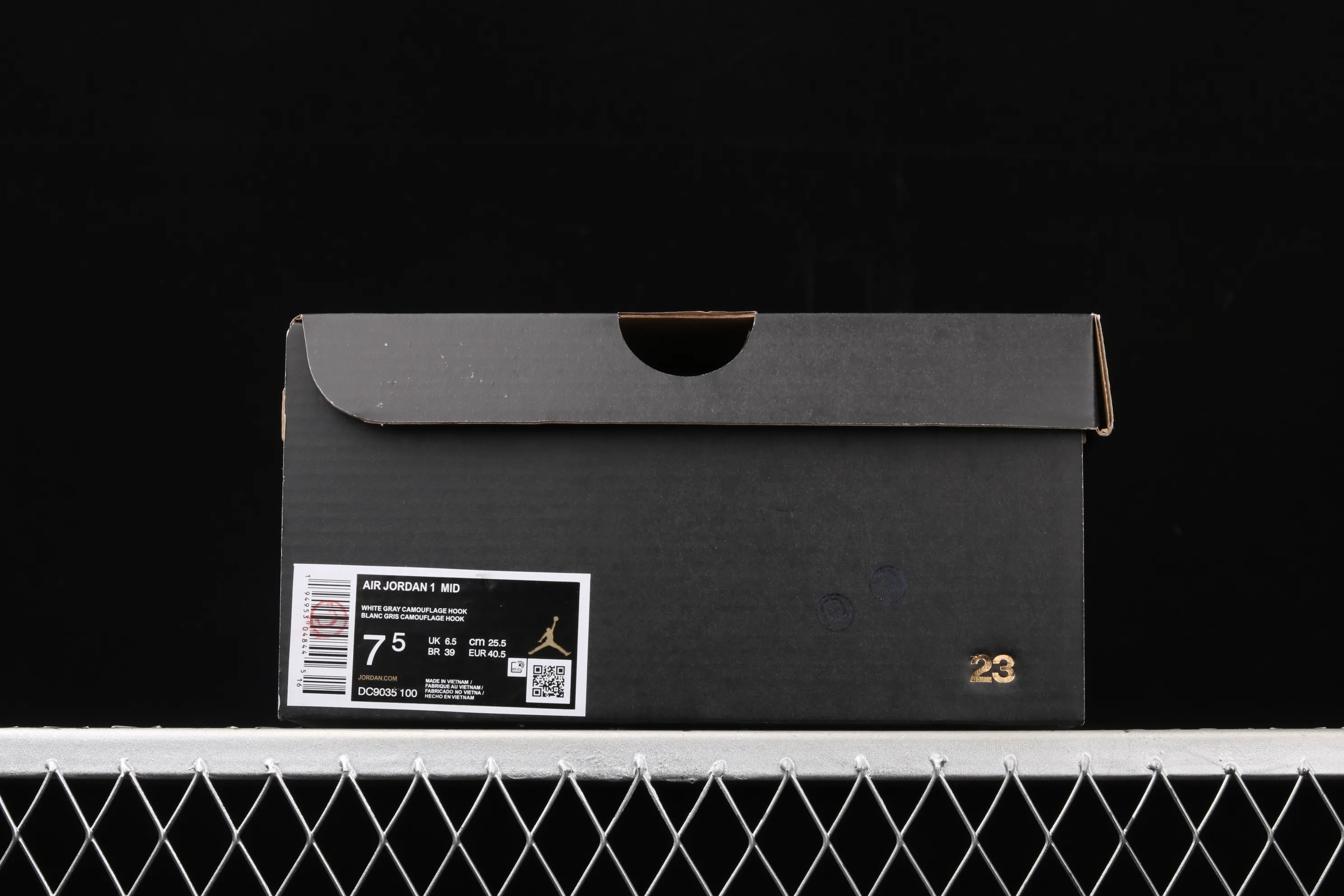 All categories Air Jordan Jordan series basketball shoes Air Jordan 1 Mid Air Jordan 1 Mid "White Camo" AJ1 Joe 1 Zhongbang white gray camouflage DC9035-100